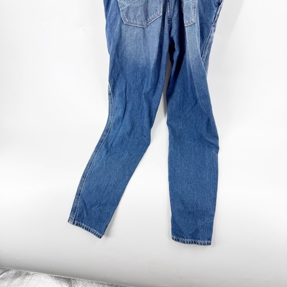 ✅ Abercrombie Fitch Crisscross Open Back Jean Overalls Size X-Small Pockets - Picture 5 of 12